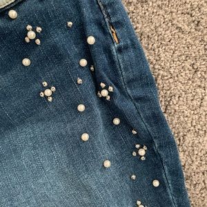 Chico’s embellished jeans